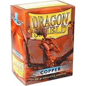 Dragon Shield 100 Standard card sleeves Copper-Dragon Shield- nuvolosofumetti.