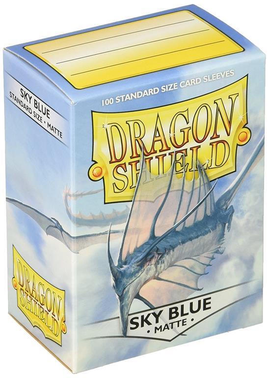 Dragon Shield 100 Standard card sleeves Sky blue MATTE