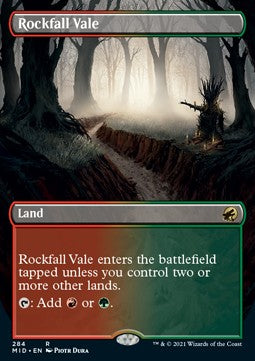 Innistrad caccia di mezzanotte 284 Valle delle Frane extra