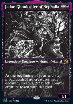 Innistrad caccia di mezzanotte 315 Jadar, Evocaghoul di Nephalia extra