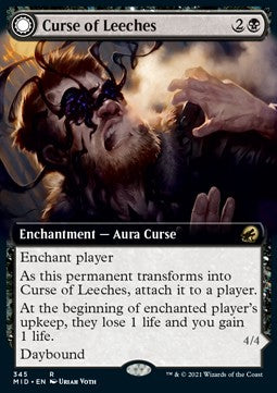 Innistrad caccia di mezzanotte 345 Maledizione delle Sanguisuche / Sanguisuga Predatrice extra