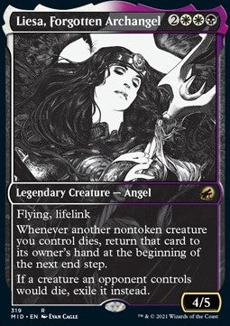 Innistrad caccia di mezzanotte 319 Liesa, Arcangelo Dimenticato extra