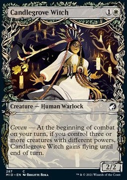 Innistrad caccia di mezzanotte 287 Strega del Bosco delle Candele extra