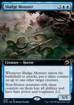 Innistrad caccia di mezzanotte 340 Mostro della Fanghiglia extra