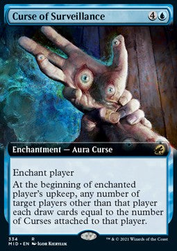 Innistrad caccia di mezzanotte 334 Maledizione della Sorveglianza extra