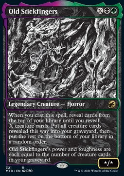 Innistrad caccia di mezzanotte 426 Vecchio Ditalunghe extra foil