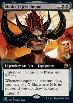 Innistrad caccia di mezzanotte 347 Maschera di Griselbrand extra