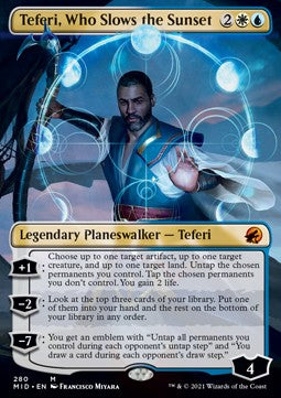 Innistrad caccia di mezzanotte 280 Teferi, che Rallenta il Tramonto extra