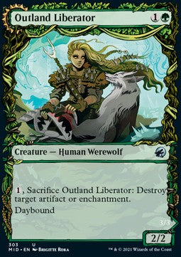 Innistrad caccia di mezzanotte 303 Liberatrice delle Zone di Confine/Rompitrappole Frenetica extra