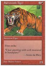Tigre dai Denti a Sciabola  QUINTA EDIZIONE 2379-Wizard of the Coast- nuvolosofumetti.