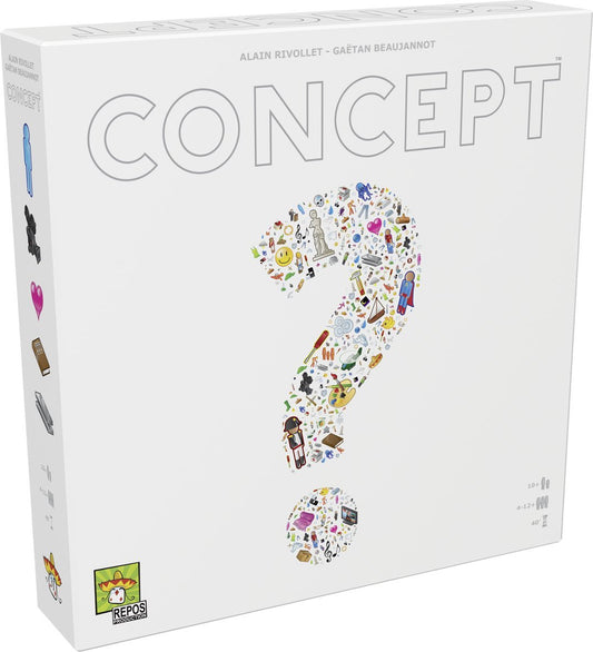 CONCEPT gioco da tavola ed. italiano, ASTERION PRESS, nuvolosofumetti,