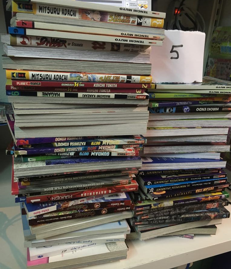 Blocco Manga M5 74 albi misti dal valore di circa 280 €-COMPLETE E SEQUENZE- nuvolosofumetti.