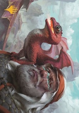 CUCCIOLO DI DRAGO  Dominaria Unita Illustrazione 29
