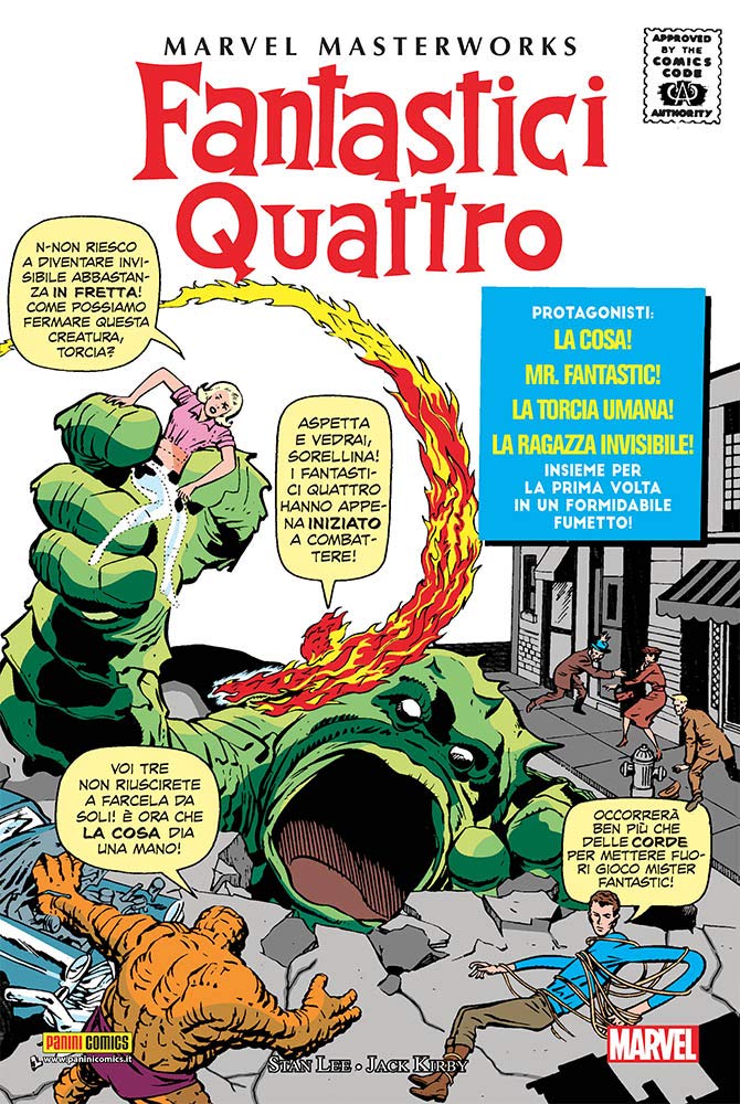 Marvel Masterworks Fantastici Quattro 1 ristampa 1-PANINI COMICS- nuvolosofumetti.