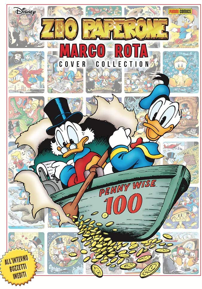 MARCO ROTA COVER COLLECTION, PANINI DISNEY, nuvolosofumetti,