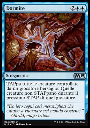 Dormire  M19 74-Wizard of the Coast- nuvolosofumetti.