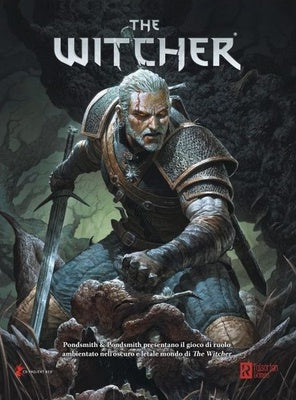 THE WITCHER prima ristampa manuale base italiano GDR, Asmodee, nuvolosofumetti,