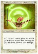 Circolo di protezione : Verde  SETTIMA 8008-Wizard of the Coast- nuvolosofumetti.