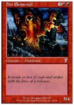 Elementale del Fuoco  SETTIMA 8183-Wizard of the Coast- nuvolosofumetti.