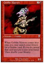 Matrona Goblin  SETTIMA 8191-Wizard of the Coast- nuvolosofumetti.