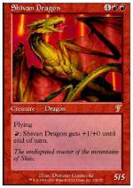 Drago di Shivan  SETTIMA 8218-Wizard of the Coast- nuvolosofumetti.