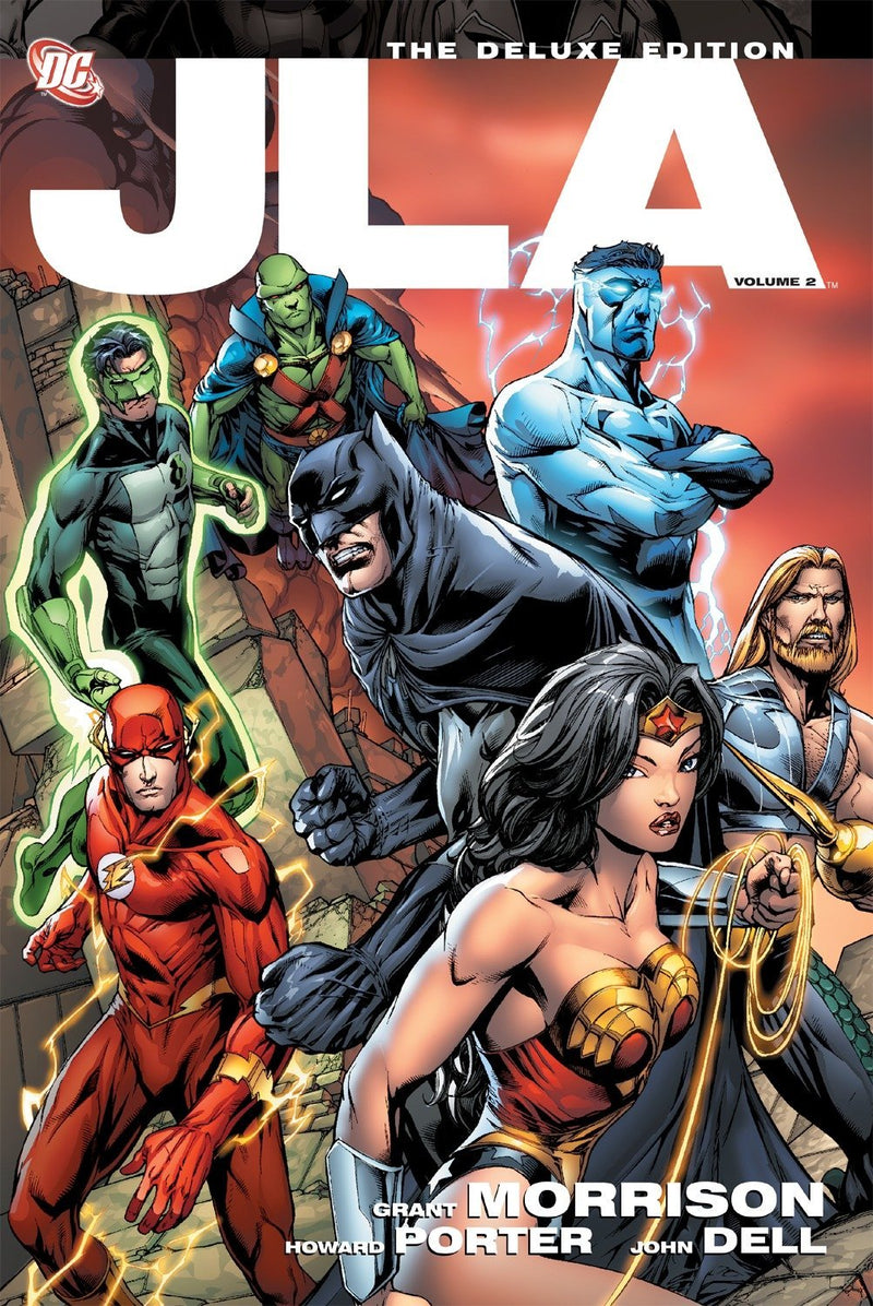JLA  di Grant Morrison, Porter e Dell - 2 volumi completa -in lingua inglese - DC comics