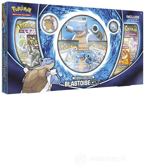 Pokemon Collez. Premium Blastoise - GX, wizard of the coast, nuvolosofumetti,