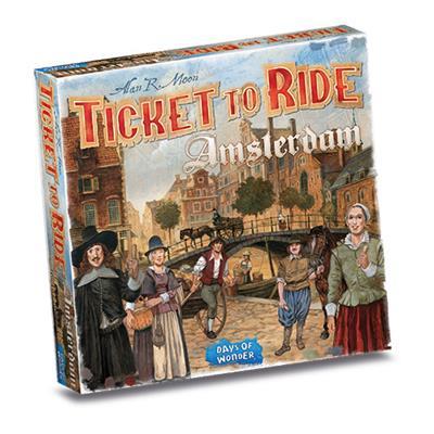 Ticket to ride  - Amsterdam espansione, Asmodee, nuvolosofumetti,