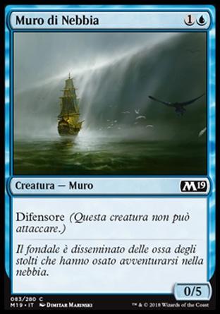 Muro di Nebbia  M19 83-Wizard of the Coast- nuvolosofumetti.