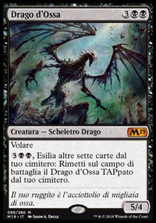 Drago d'Ossa  M19 88-Wizard of the Coast- nuvolosofumetti.