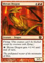 Drago di Shivan  OTTAVA EDIZIONE 221-Wizard of the Coast- nuvolosofumetti.