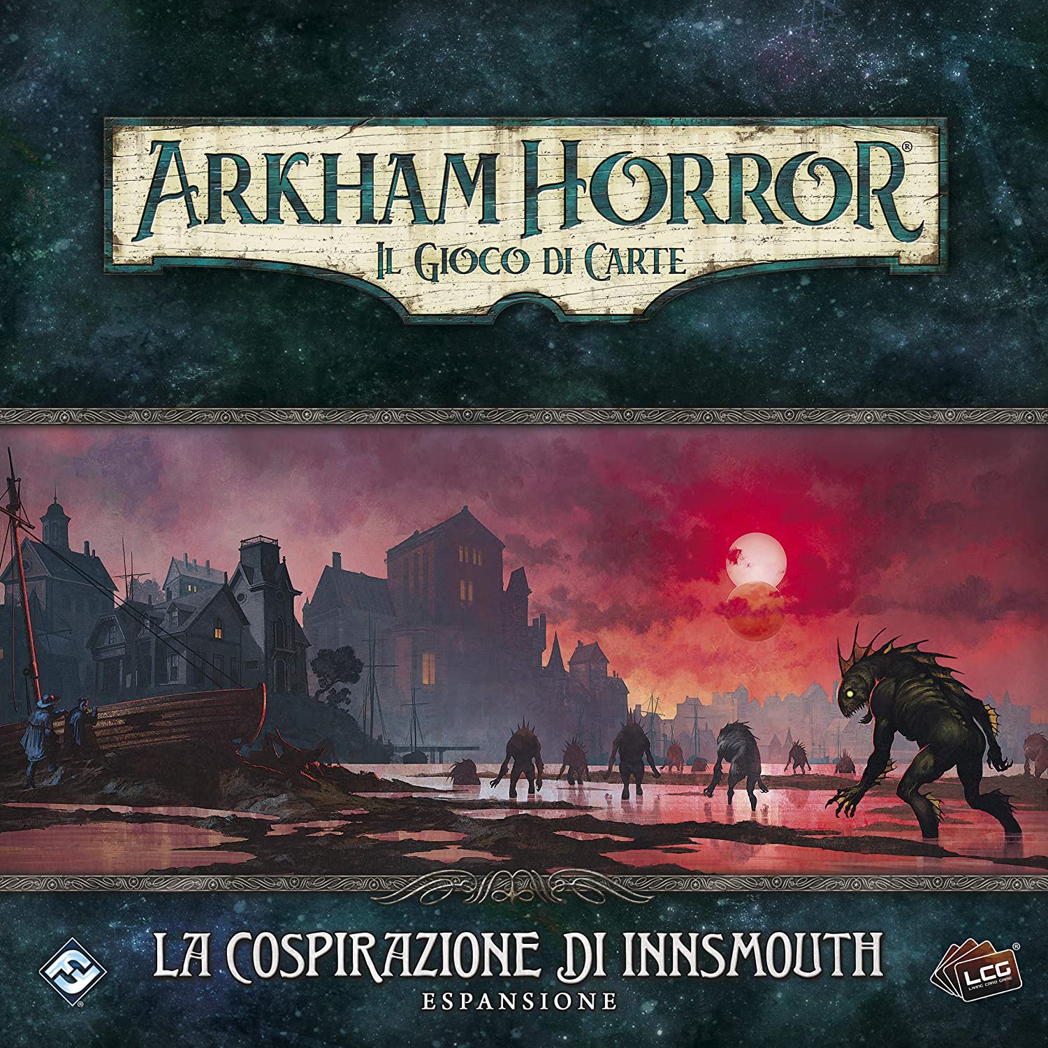 Arkam horror gdc- la cospirazione di Innsmouth, Asmodee, nuvolosofumetti,