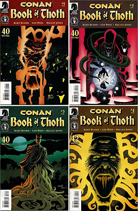 Conan Book of Thoth serie completa dal n 1 al n 4 - In lingua Inglese - Dark Horse