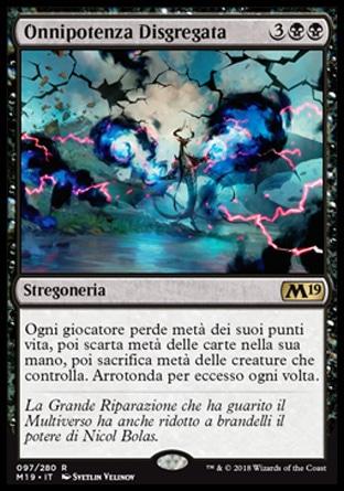 Onnipotenza Disgregata  M19 97-Wizard of the Coast- nuvolosofumetti.