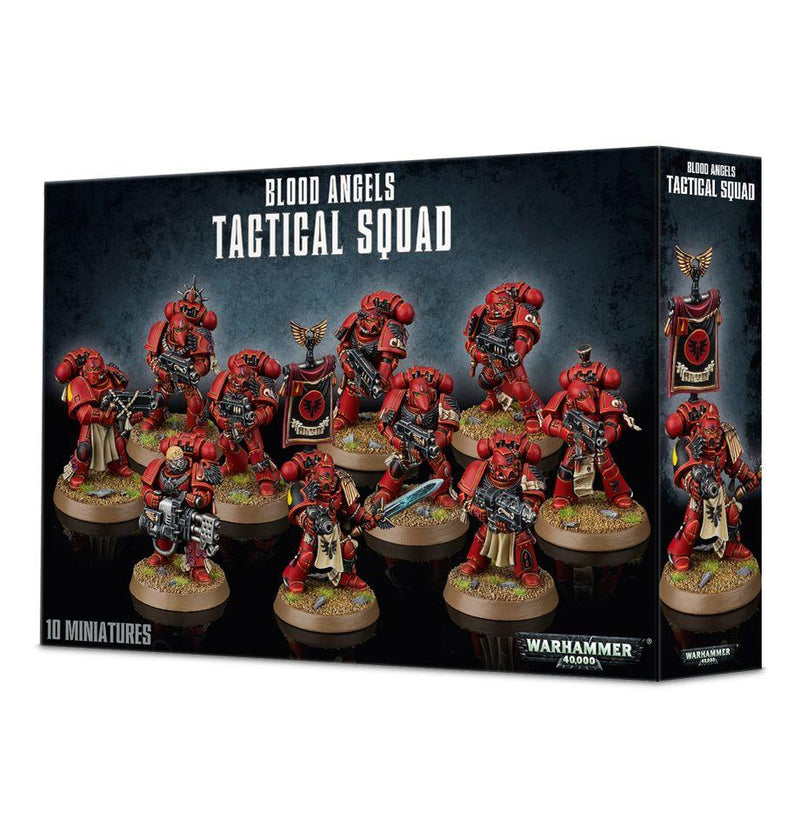 BLOOD ANGELS TACTICAL SQUAD-GAMES WORKSHOP- nuvolosofumetti.