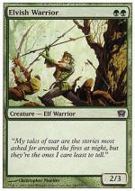 Guerriero Elfico foil  NONA EDIZIONE 347-Wizard of the Coast- nuvolosofumetti.