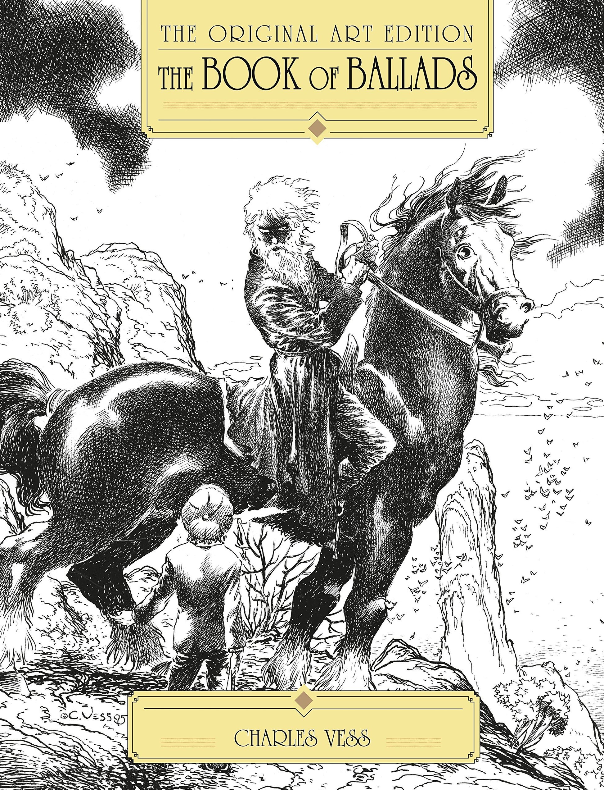 The book of ballads - Charles cess- the original art edition-Titancomics- nuvolosofumetti.