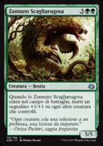 Zannuto Scagliarugosa foil  Rivolta dell'etere 206-Wizard of the Coast- nuvolosofumetti.