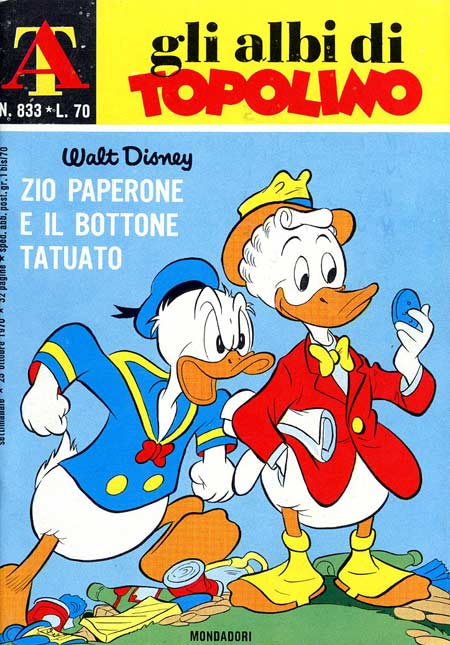 Albi di Topolino 833-Mondadori- nuvolosofumetti.