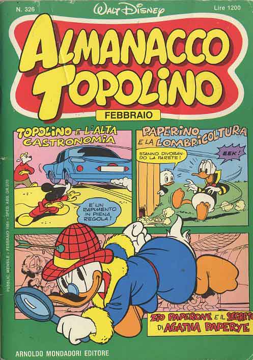 ALMANACCO TOPOLINO 326