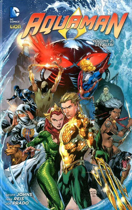 AQUAMAN new limited 2-LION- nuvolosofumetti.