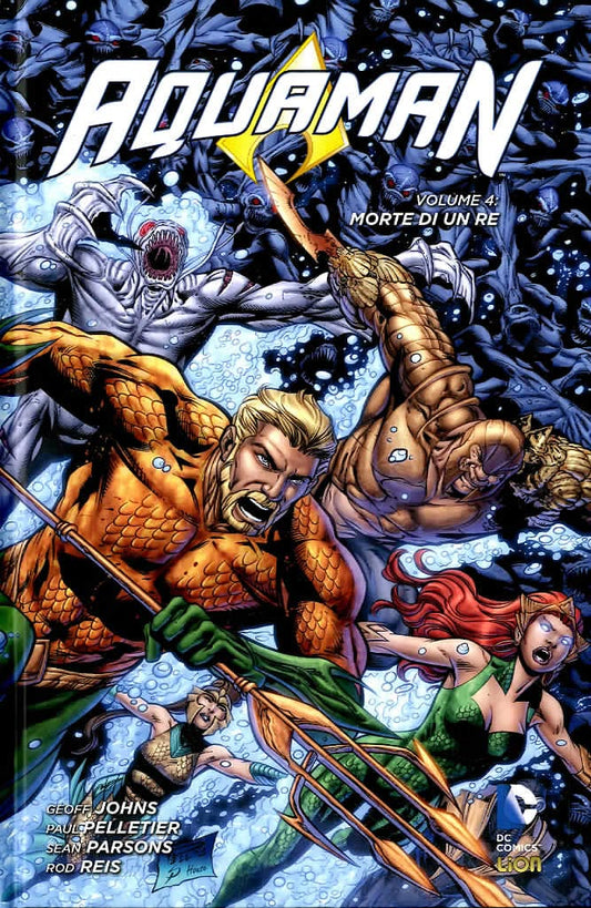 AQUAMAN Limited 4-LION- nuvolosofumetti.