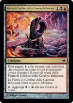 Pietra di Confine della Caverna Infuocata foil  RINASCITA DI ALARA 163-Wizard of the Coast- nuvolosofumetti.