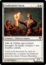GIUDICATRICE SACRA   Ritorno di Avacyn 25-Wizard of the Coast- nuvolosofumetti.