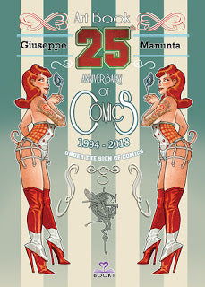 Giuseppe Manunta 25th Anniversary of Comics Ed. Limitata-Book1- nuvolosofumetti.