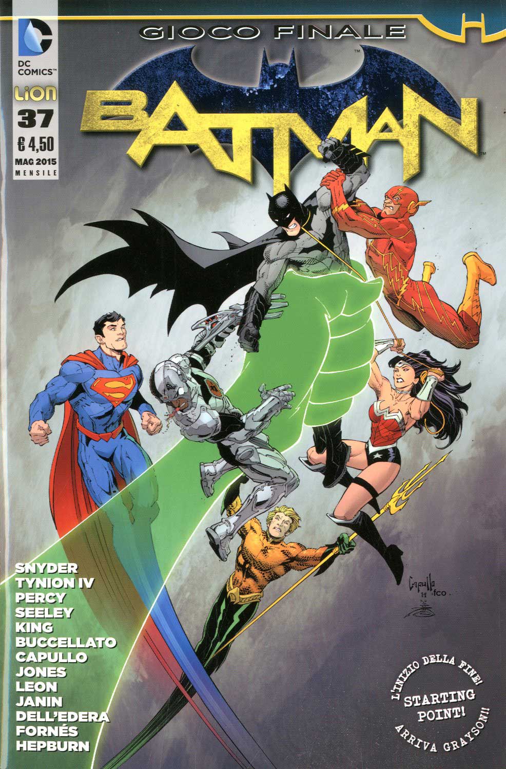 BATMAN serie new 52 37-LION- nuvolosofumetti.