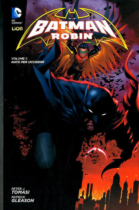 BATMAN E ROBIN new 52 library 1-LION- nuvolosofumetti.