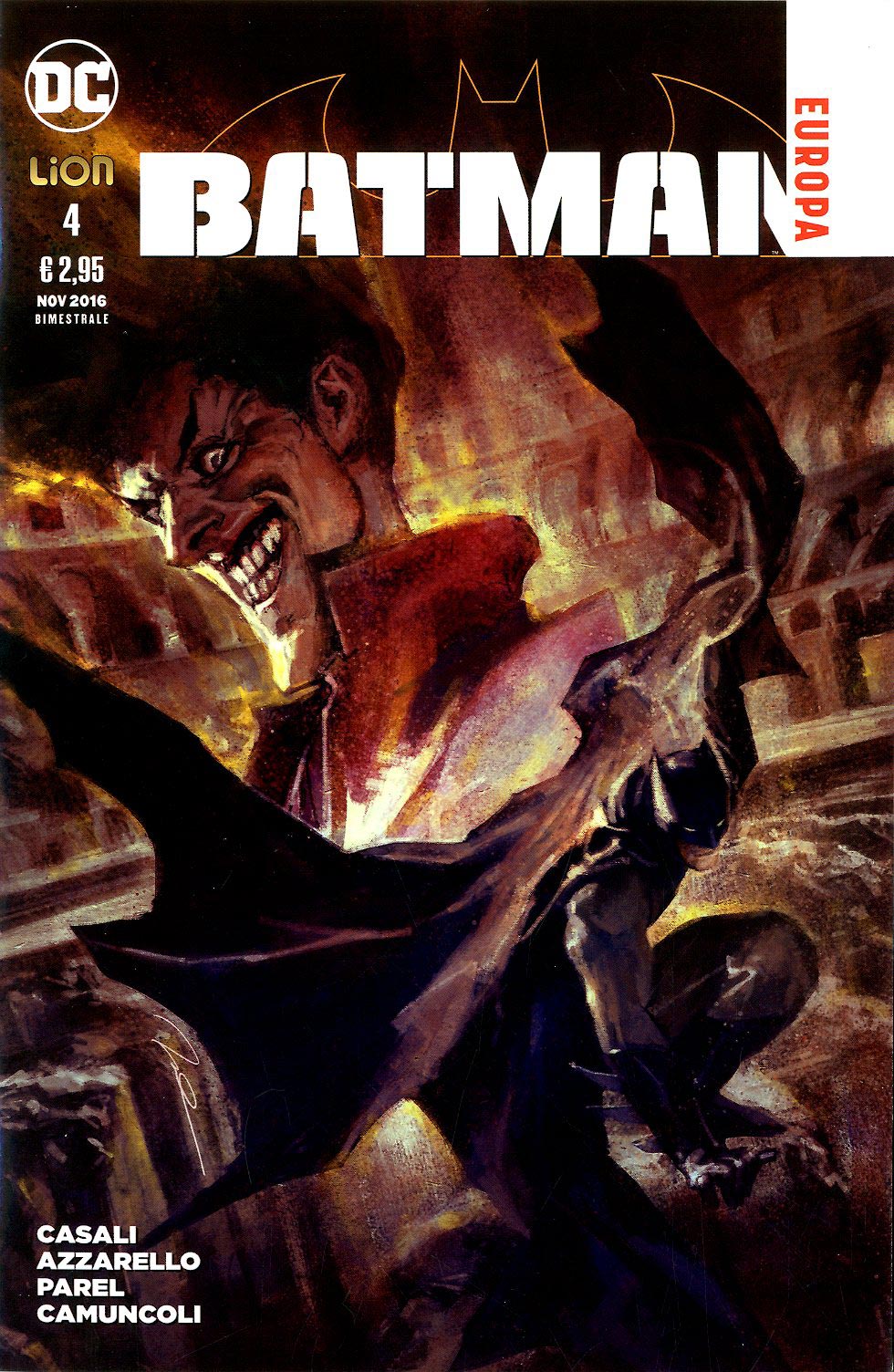 BATMAN EUROPA edicola 4, LION, nuvolosofumetti,