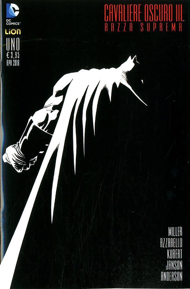 BATMAN IL CAVALIERE OSCURO III razza suprema 1-LION- nuvolosofumetti.