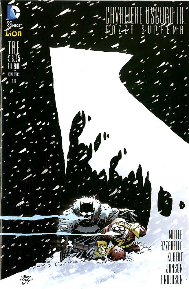 BATMAN IL CAVALIERE OSCURO III razza suprema 3-LION- nuvolosofumetti.